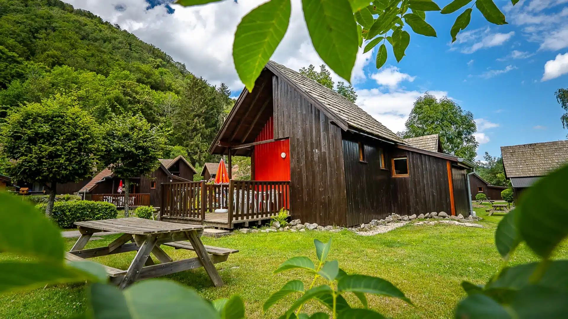 Parc Résidentiel de Loisirs des Chalets de la Wormsa en Alsace.