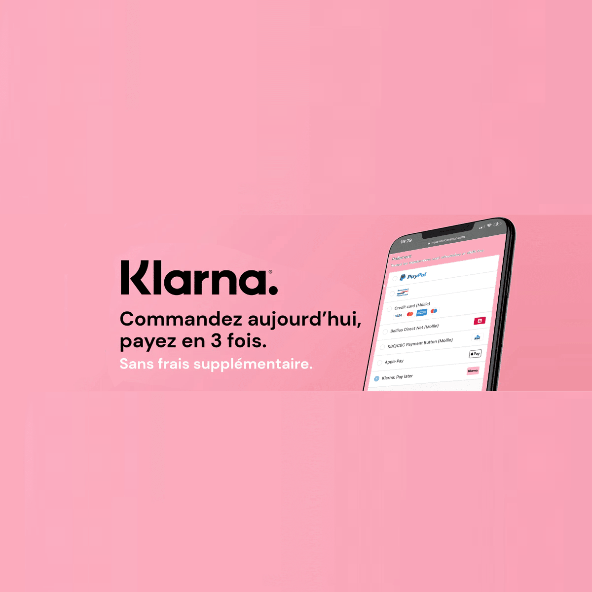 Paiement 3x sans frais