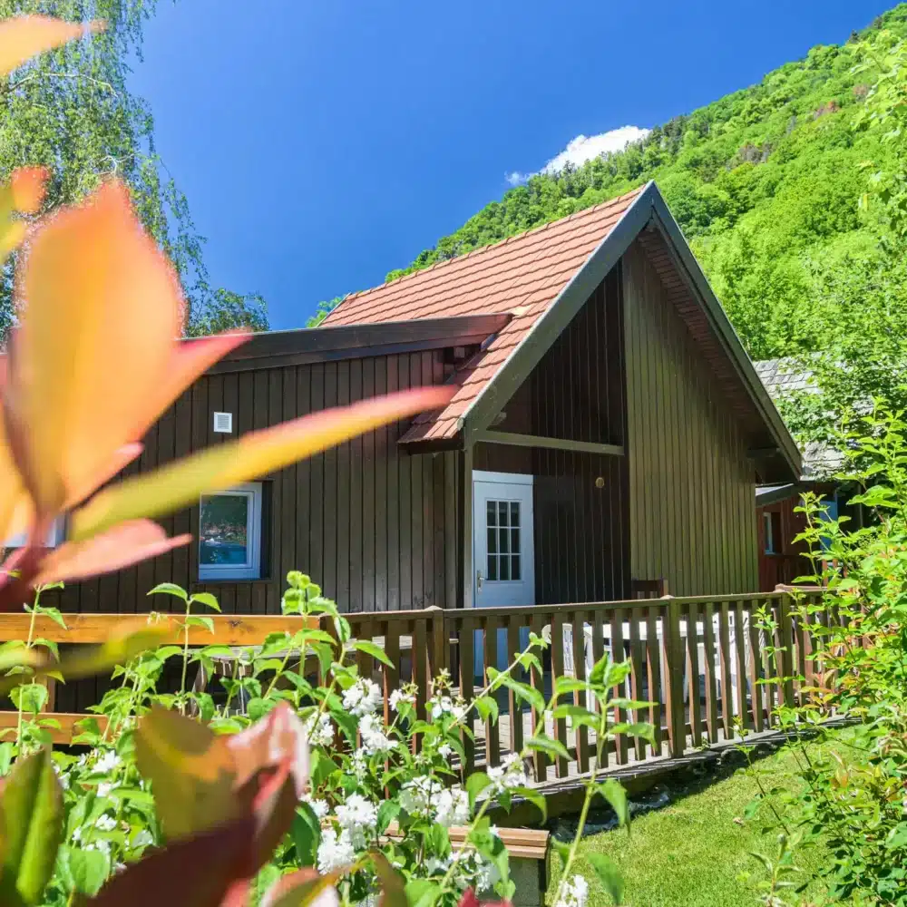 chalet en bois dans la vallée de Munster en Alsace