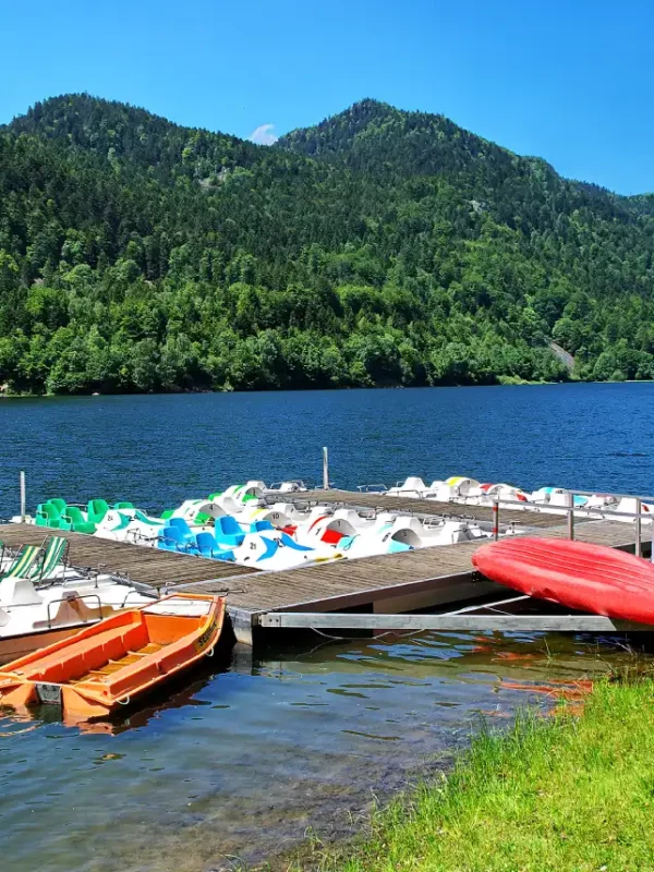 lac de Kruth-Wildenstein avec location de pédalo
