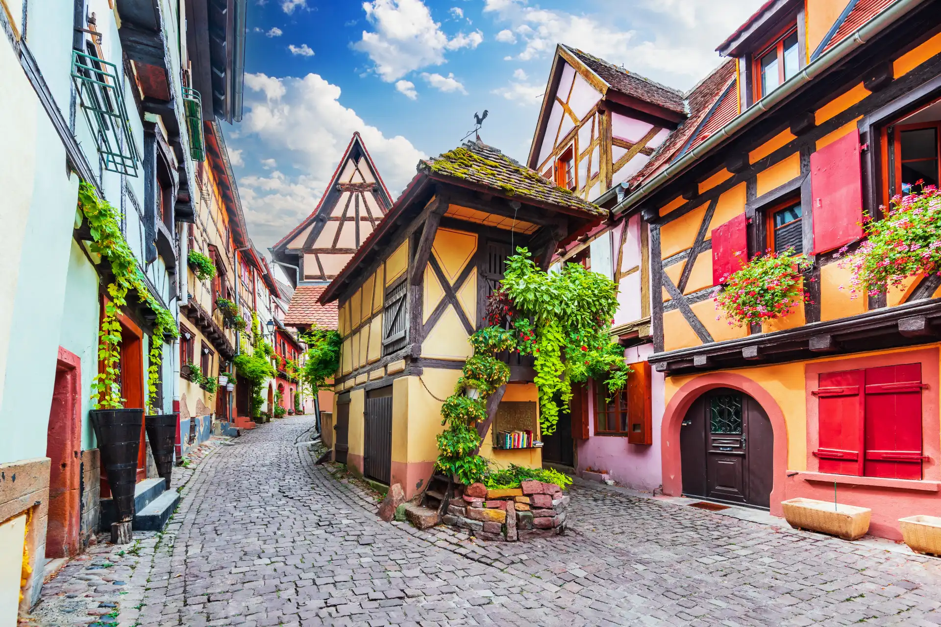 Eguisheim, en France, l’un des plus beaux villages d’Alsace